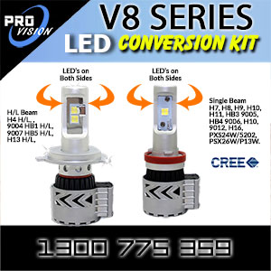 D1S LED Headlight Globes from Pro Vision Lighting Australia.