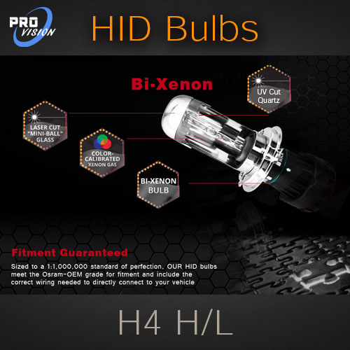 H4 Bi Xenon HID Bulbs (Pair) — Xenons Online